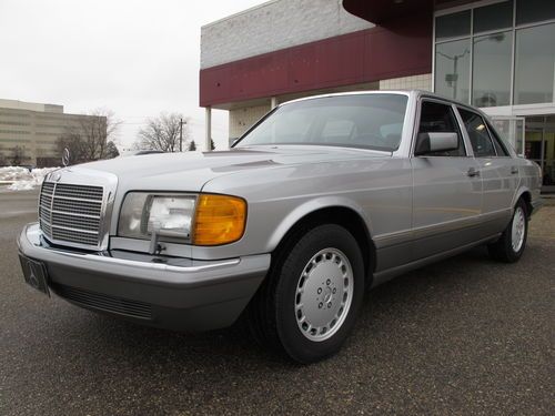 1989 mercedes 300se - 88448 actual miles - one family owned - exceptional!
