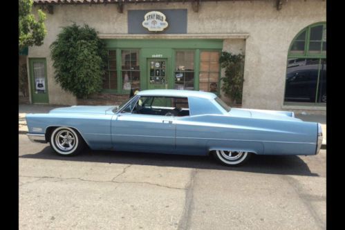 67 cadillac deville, blue, great condition, 2dr ht, supreme whls, it&#039;s a looker.