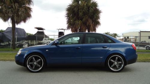 2003 audi a4 sport sedan with 59,000 local florida miles selling no reserve set
