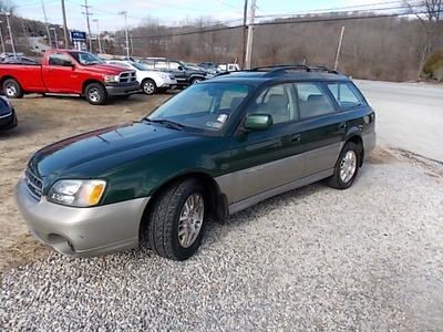 2002 subaru outback, ll bean, 6 cylinder, no reserve, looks and runs fine