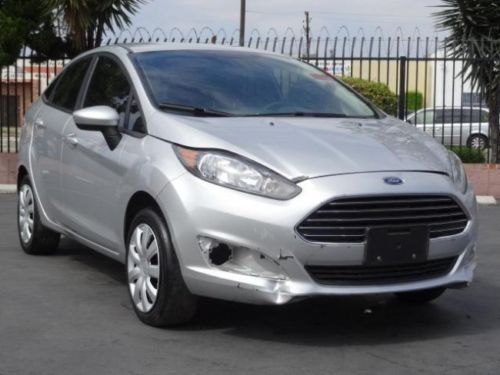 2014 ford fiesta s damaged crashed fixer repairable wrecked salvage price drop!