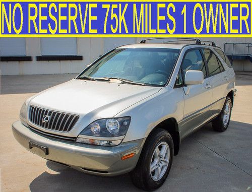 No reserve 1 owner 75k mile awd amazing condition 4x4 rx330 rx350 00 01 02 03