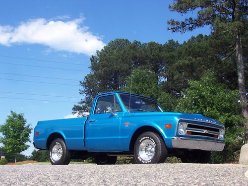 Nicely restored 1968 c-10 short bed 350 v8 rust free georgia truck show and go!
