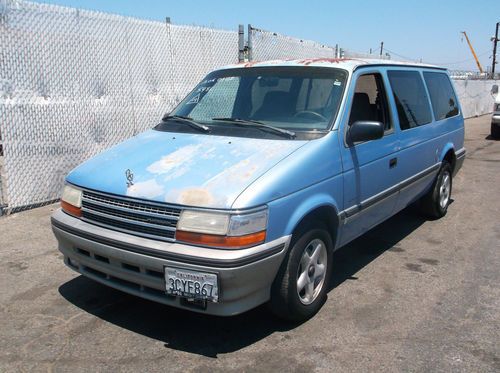 1993 plymouth voyager, no reserve