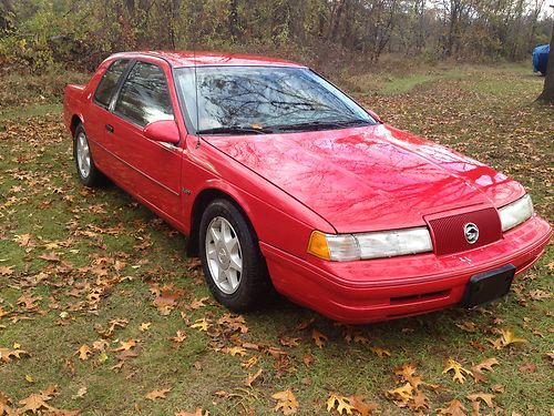 1989 mercury cougar xr7 supercharged - runs &amp; drives, very clean  - no reserve