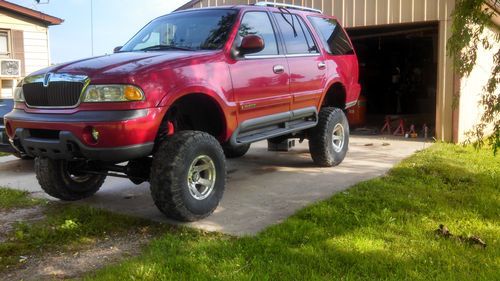1998 lincoln navigator solid axle swap lifted!!!
