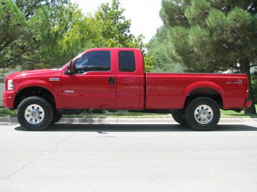 2005 ford f-250 super duty fx4 extended cab pickup 6.0l turbo diesel long bed
