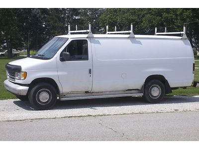 Ford extended  cargo van, no reserve!
