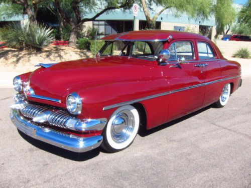 1951 mercury eight 4dr sedan - mild custom - fully restored - beautiful car!!