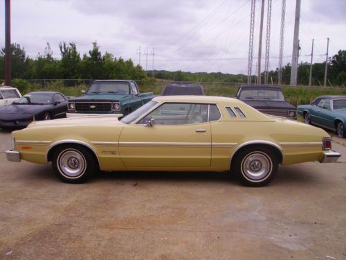 1974 ford gran torino elite 2 door hardtop 1 owner bought new here 351 v8 a/c