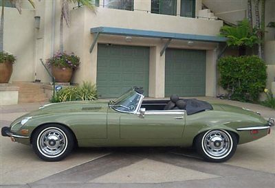 1973 jaguar xke roadster one owner california car classic &amp; rare well serviced