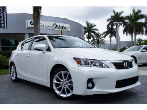 2012 lexus ct 200h hybrid 1 owner clean carfax back up camera sunroof florida