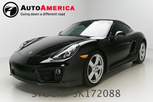 2014 porsche cayman 4k low miles pdk  trans coupe black leather one 1 owner