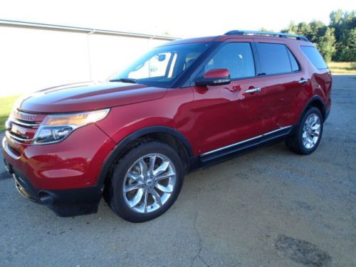 2012 ford explorer limited salvage awd, damage, wrecked; runs &amp; drives