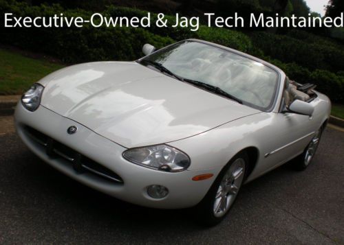 Pristine 2001 jaguar xk convertible ceo-owned &amp; jaguar tech fully serviced
