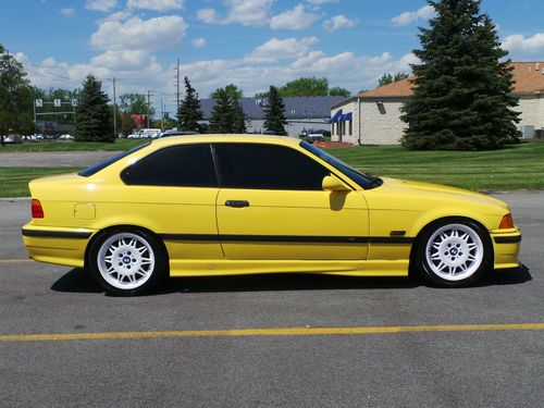 1995 bmw m3 coupe 2-door rare dakar yellow-dinan-k40-alarm + extras