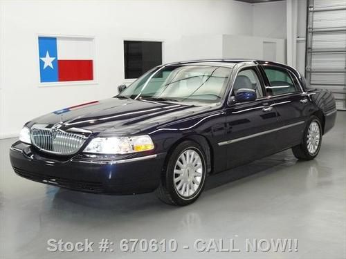 2004 lincoln town car ultimate 6 pass nav htd seats 53k texas direct auto