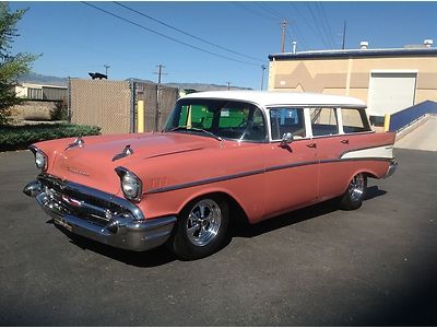 Nice 1957 chevy wagon rust free 350/350 turbo 53 54 55 56 58 59 60 61 runs great