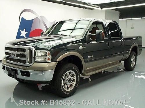 2006 ford f-250 king ranch diesel 4x4 htd leather 52k texas direct auto
