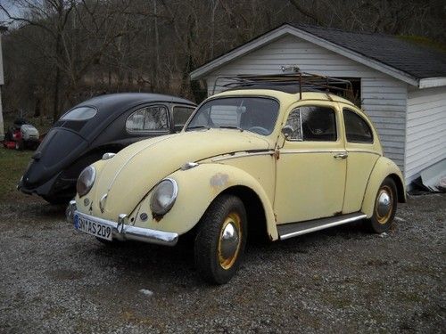 1963 vw ragtop beetle
