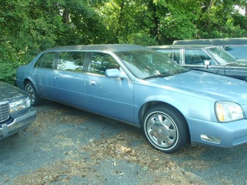 2004 cadillac deville 6 door limo hearse funeral car priced to sell look