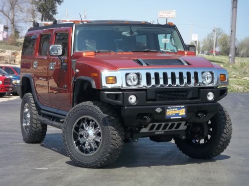 2003 hummer h2 luxurylow miles 4x4 6 inch lift new tires and wheels financing