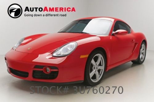 2008 porsche cayman coupe 11k low miles htd leather 5 speed clean carfax