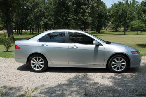 2008 acura tsx sedan excellent condition beautiful silver with gray leather
