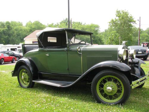 1931 model a roadster in excellent condition with a fresh motor rebuild
