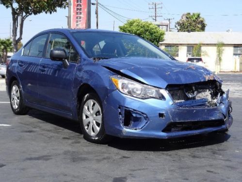 2014 subaru impreza damaged fixer runs! only 6k miles! export welcome! must see!