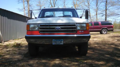 1987 ford super duty 4x4 dually flat bed