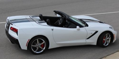 2015 stingray convertible artic white no dealers or export chrome wheels a/t a/c