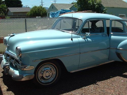 Chevy bel air light  blue, automatic, 120k all original 1954 super sweet