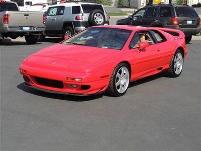 As-new 1997 lotus esprit w/18778 miles. all books, records and service manuals!
