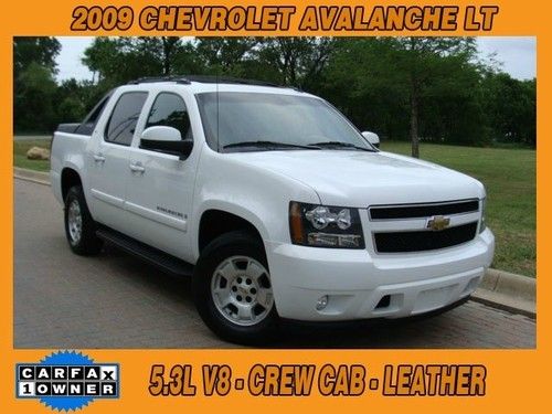 2009 chevrolet avalanche fully loaded leather heated seats, sunroof, 1-owner