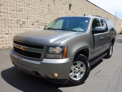 Chevrolet suburban 1500 lt 4wd leather 3rd row clean free autocheck no reserve
