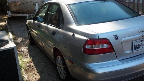 2003 volvo s40 turbo sedan silver fully loaded sale for salvage