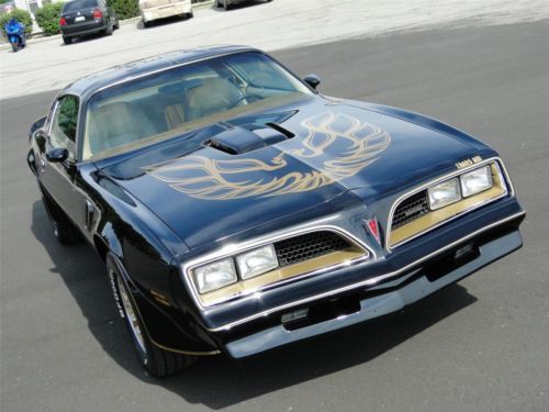 1977 trans am se smokey and the bandit 4-speed t-tops special edition 45k miles