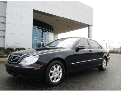 2002 mercedes-benz s430 loaded 1 owner low miles sharp color clean