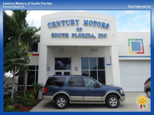 2005 ford expedition 5.4l v8 auto 8 passenger leather 1 owner low mileage