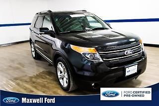 13 ford explorer fwd 4dr limited with leather ford certified pre owned