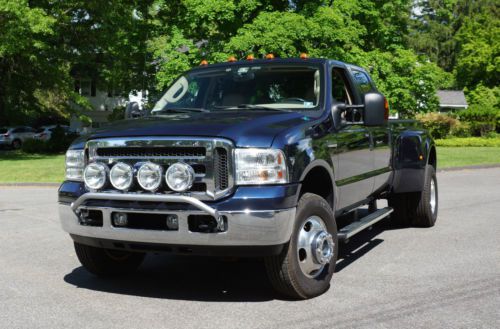 2005 ford f-350 super duty manual trans lariat crew cab long bed dually 4x4