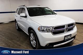 13 dodge durango all wheel drive leather, clean carfax, 1 owner, we finance!