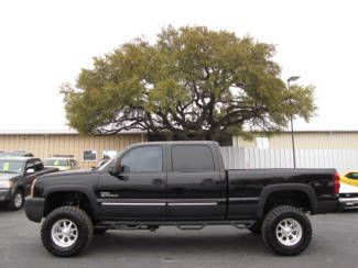 2500hd crew heated leather xm bose xm lifted 35's alloys 6.6l duramax diesel 4x4