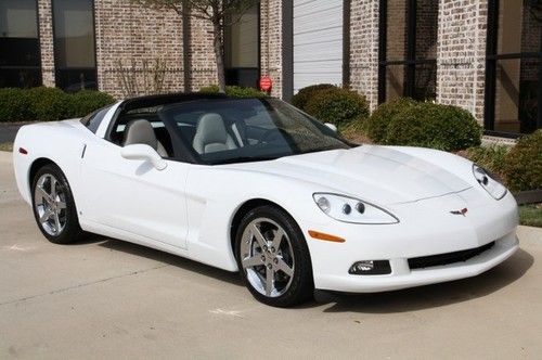 Arctic white,factory chromes,dual roofs,hud,auto w/paddle shift,1-texas owner!!