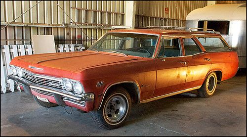 Rare 1965 chevy impala station wagon w/ factory 396 motor