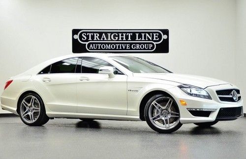2012 mercedes benz cls63 amg white low miles navigation