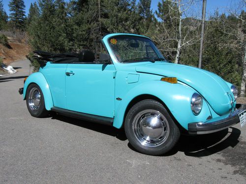 1979 vw super beetle convertible karmann edition