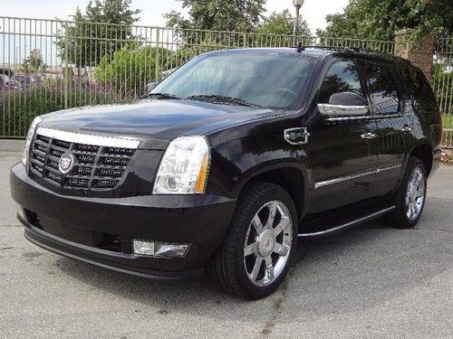 2012 cadillac escalade hybrid 4wd salvage only 8k miles runs perfect loaded l@@k