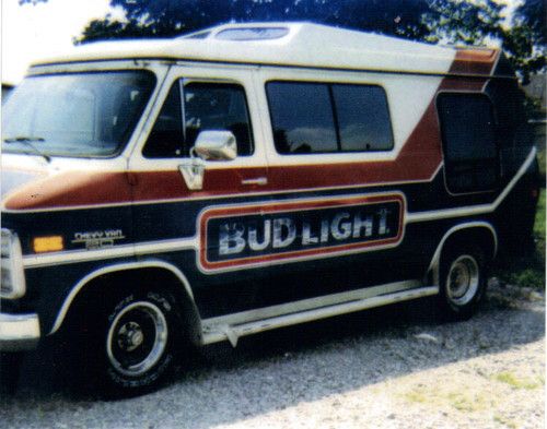 Bud light chevy van
